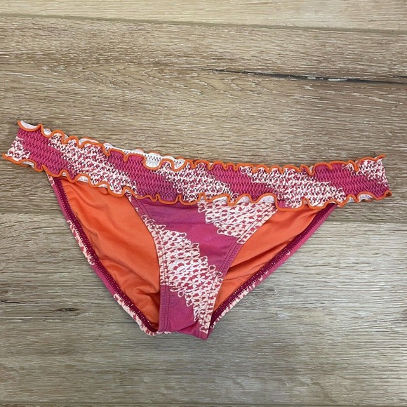 Sofia by ViX Floral Stretch Lined Purple Bikini Bottom Womens S San Isidro Swim - Picture 1 of 8